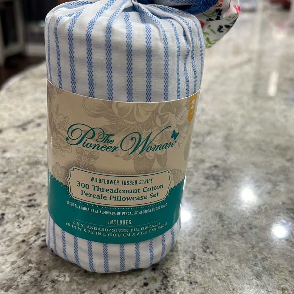Two new pillow cases.  NWT.  Pioneer woman